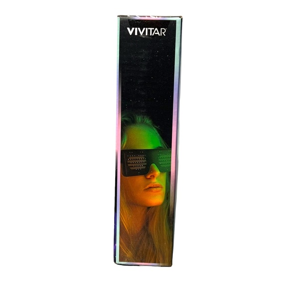 Vivitar RGB LED Eyewear Glasses - Picture 11 of 11